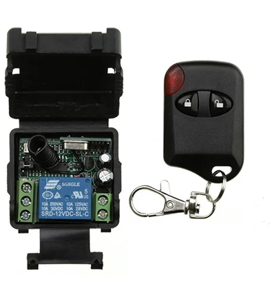 Беспроводной дистанционного Управление светильник переключатель DC12V 24V 1CH 10A реле