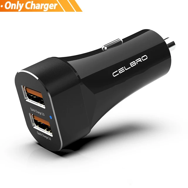 Only 1 car charger Автомобильное зарядное устройство Quick Charge 3,0 двойное автомобильное usb-устройство для зарядки телефона Qc 3,0 2,0 быстрая зарядка автомобильное зарядное устройство для Iphone 11 Pro Max - Тип штекера: Only 1 car charger