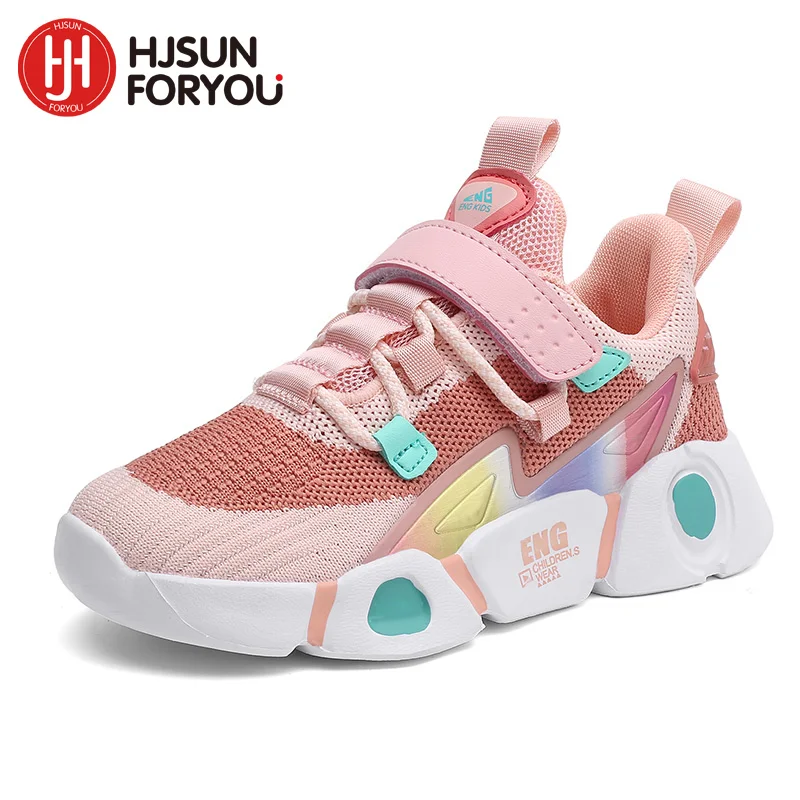 2022 Spring Autumn Brand Children Shoes Non-slip Kids Running Boys Fashion Breathable Sneakers Girls Casual Sports | Детская одежда и