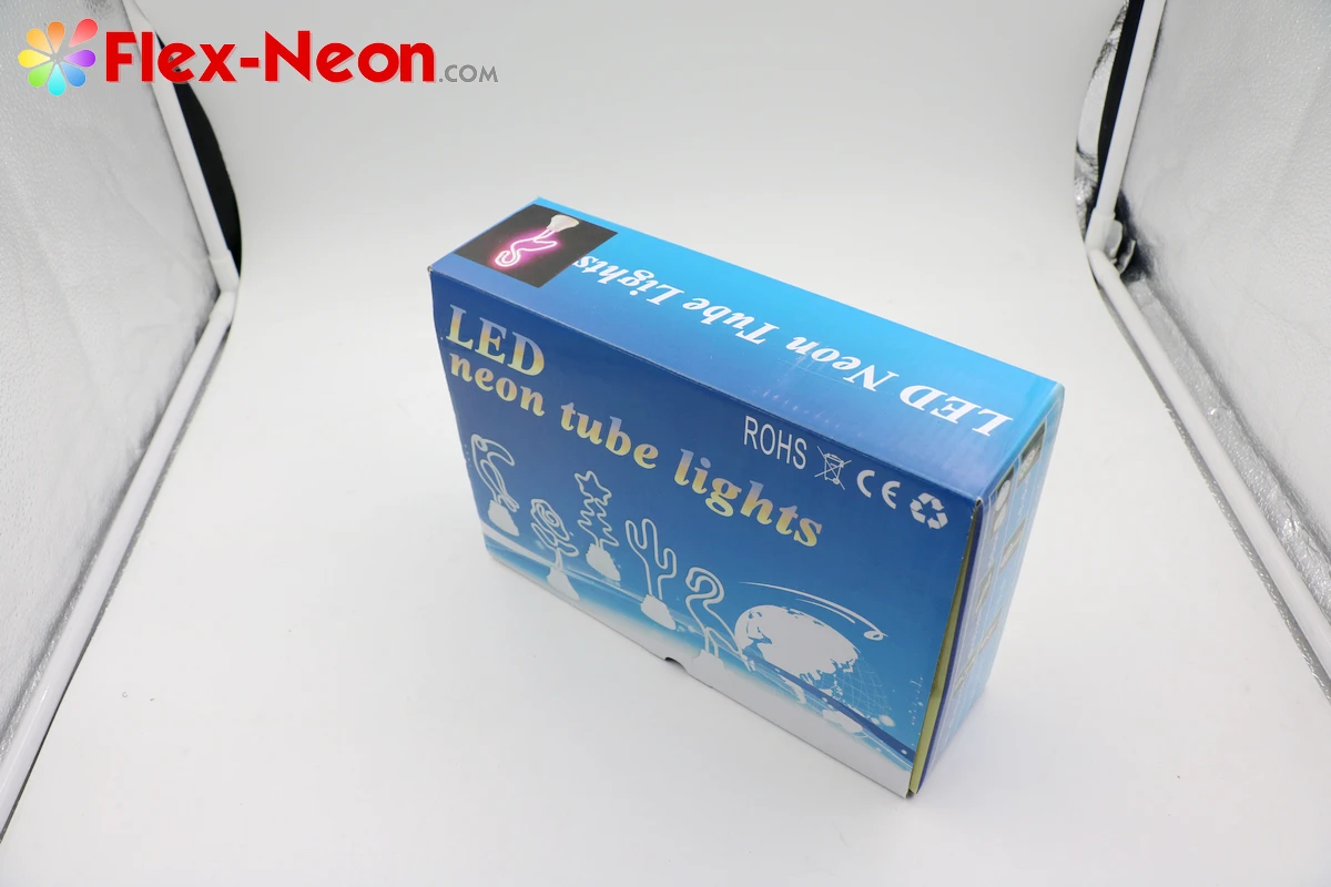 USB battery LED Neon Tube Night Light Flamingo Rainbow Rose Unicorn I love you night light authorized by Flex-Neon.com | Освещение