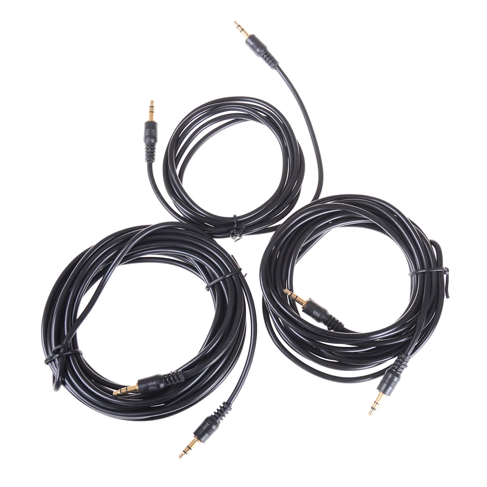 AUX аудио стерео кабель для наушников со штекером 3 5 мм на штекер вспомогательный