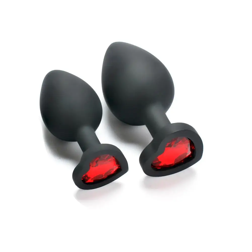 Anal Plug Sex Toys 100% Silicone Butt Tail Crystal Jewelry Trainer For Women/Man 2 Different Size Of SHAKI Adults Shop | Красота и