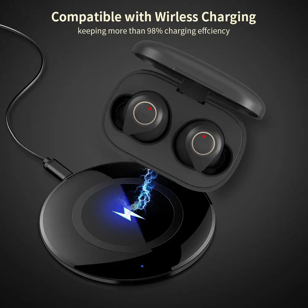 Беспроводные Bluetooth наушники Gandley X2 Siri водонепроницаемые Hi Fi с защитой от помех