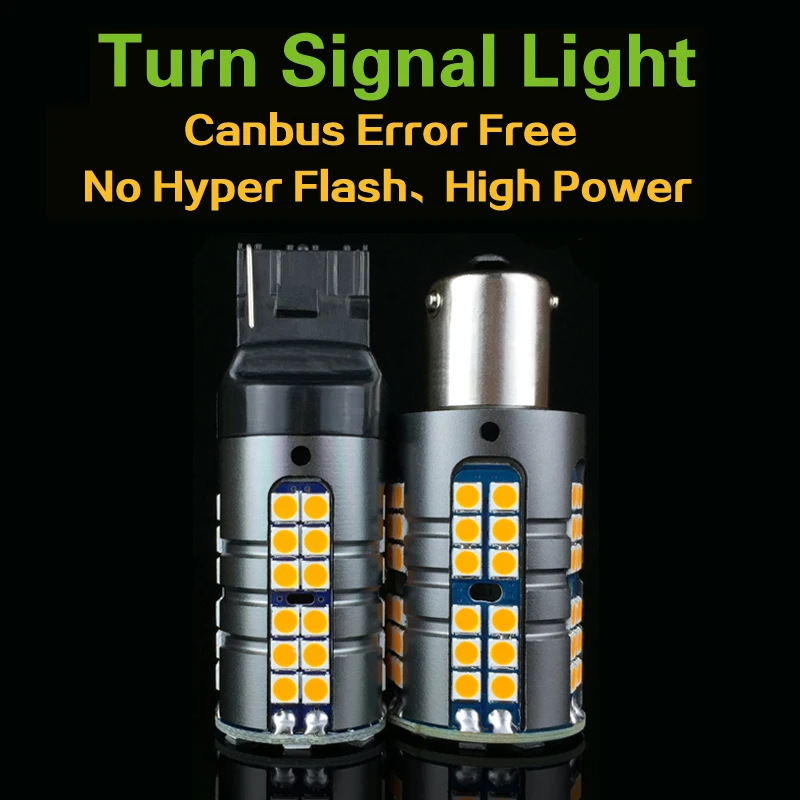 2x Car Canbus LED Turn Signal Light PY21W BAU15S P21W BA15S WY21W Bulb Lamp For Honda civic crv fit accord 8 smax Insight | Автомобили и