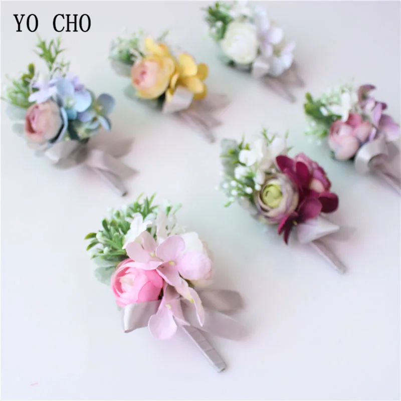 Букет невесты Мода Высокое качество шелковое платье с цветочным узором для