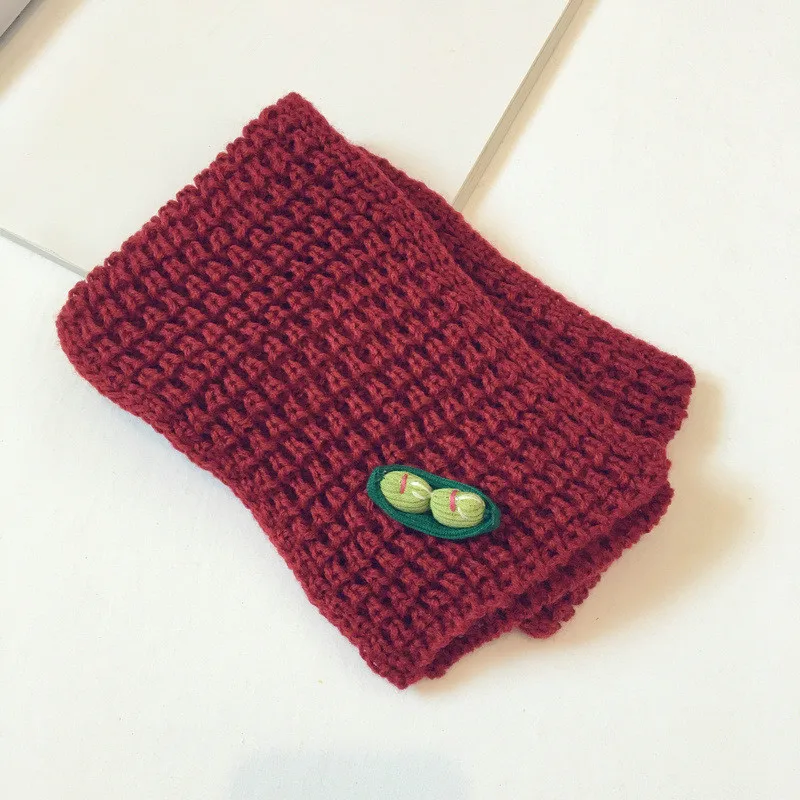 Детский шарф с объемными фруктами и овощами модный в Корейском стиле для