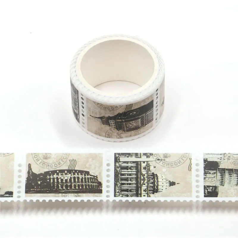 Маскировочная Васи-лента в стиле ретро для туристической архитектуры винтажная