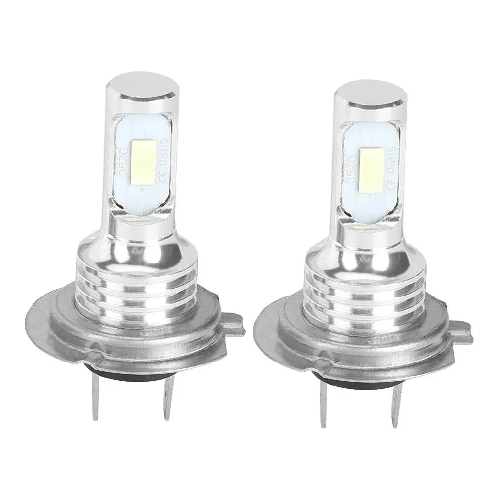 

2PCS H7 80W 3570 2SMD Highlight Car Fog Lamp Light Motorcycle 8000K Light Auto Driving Fog Lamp 12V-24V Car Light