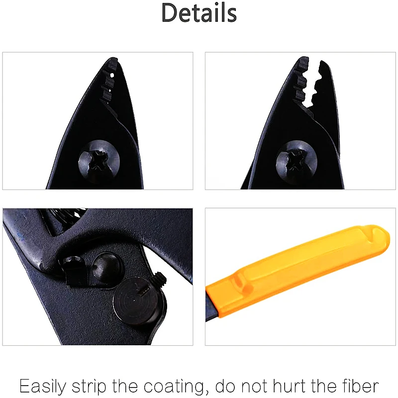 FTTH Tools Practical Miller CFS-3 3 Port Hole Optical Fiber Coating Fiber Stripping Pliers