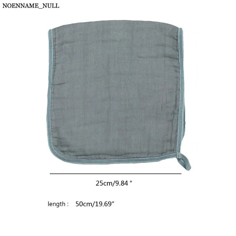 

Bamboo Cotton Baby Burp Cloth Soft Super Absorbent Plain Solid Color 6 Layers Newborn Infant Burping Cloths Rags Towel
