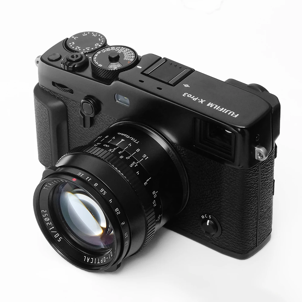 TTArtisan 50 мм f1.2 APS C объектив для SONEY E FUJI X CANON M43 Mount Camera Большая диафрагма избавьтесь
