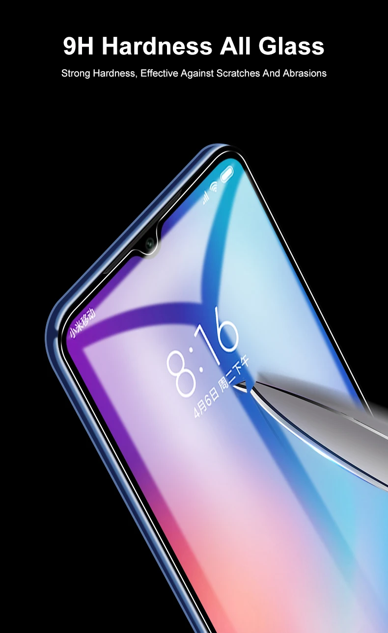 

full coverage mobile phone film For Xiaomi MI A2 A3 8 Lite For Xiaomi MI 8 9 9T 9SE Shock and scratch protection film