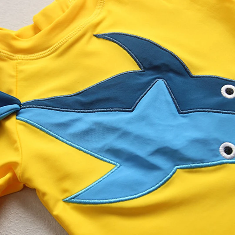 Swimsuit for Baby UV Protection Beach Clothes Boy Shark Print Beach Summer Children Swimming Suit Infant Toddler Kids Swimwear
