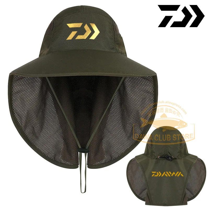 Рыболовная Кепка Daiwa унисекс с защитой от ультрафиолета и лица солнцезащитный