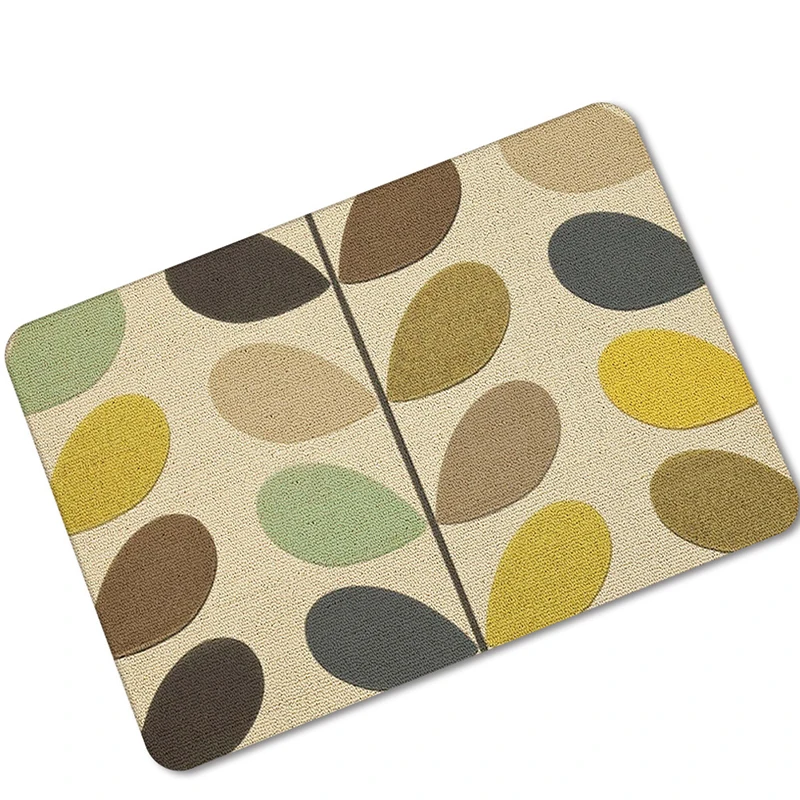 Zeegle приветствуется принт с фруктами резиновый напольный коврик водостойкий