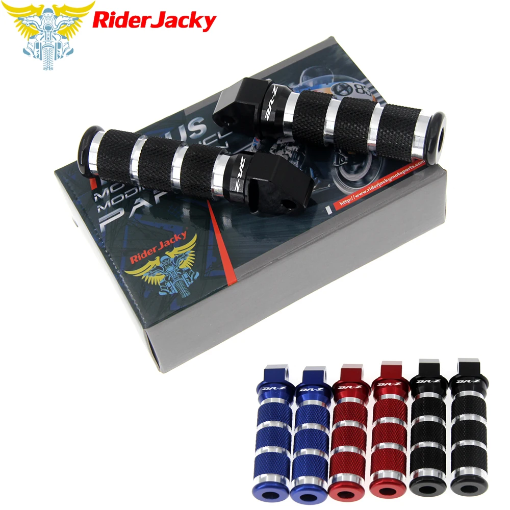 RiderJacky круглый задний Sport подножки сзади стойки шаги для Suzuki DRZ DR Z 400 S и M 2000 2017 12 2013