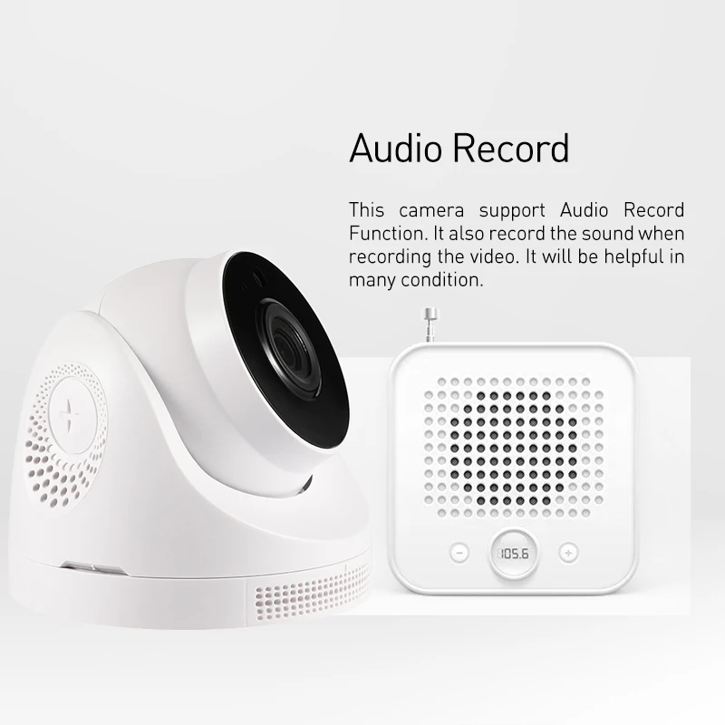 Audio POE H.265 3MP 1296P HD IP Camera LED IR Night Vision Dome Security Indoor P2P CCTV System Video Surveillance Cam | Безопасность и