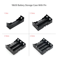 1 2 3 4 x 18650 high quality diy 18650 battery holder storage case box with hard pin for 18650 batteries standard container