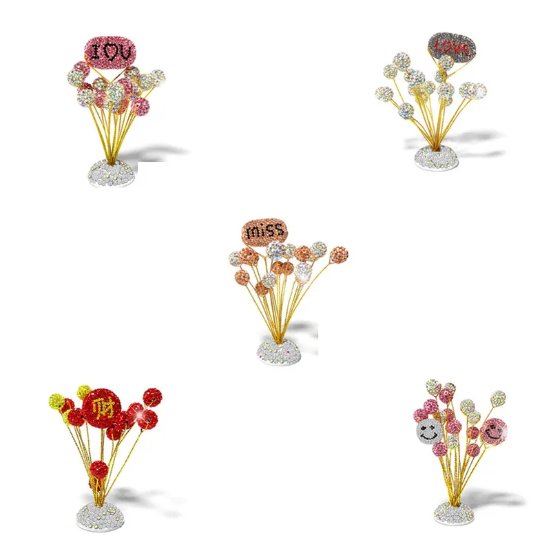 

Diamond Balloon Car Decoration Car Ornaments Interior Dashboard Decoration car accessories Birthday Gift Home Decoration
