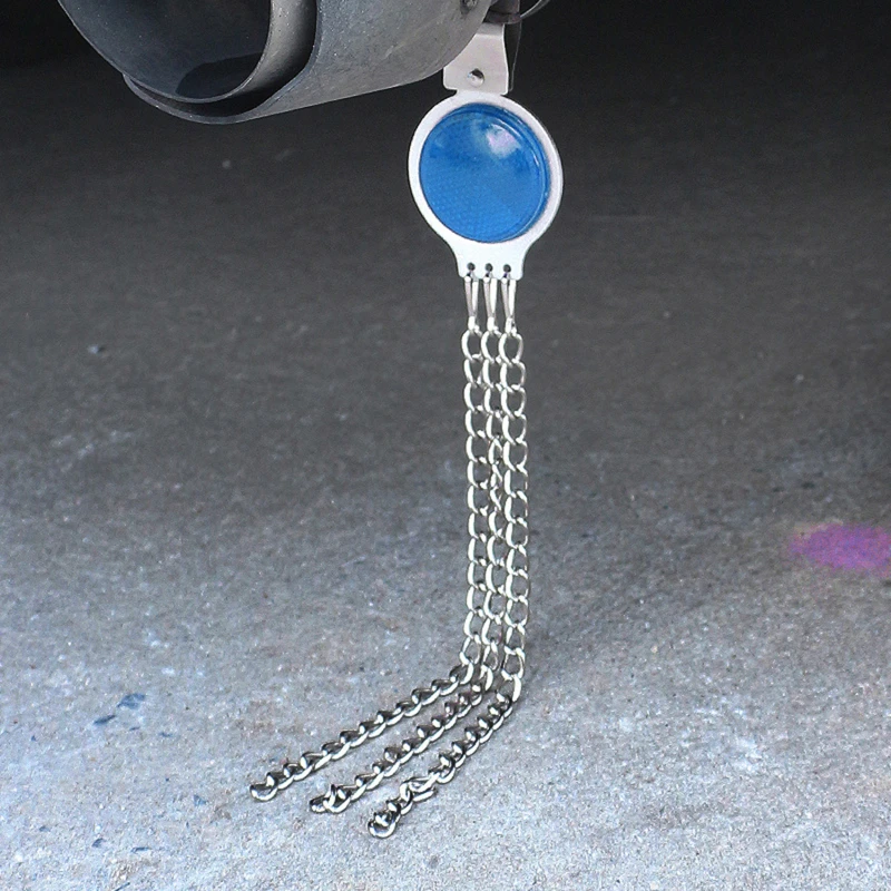 

Universal Car Round Electrostatic Avoid Ground Belt Vehicle Warning Auto Antistatic Ground Wire Metal Reflective Grounding Strip