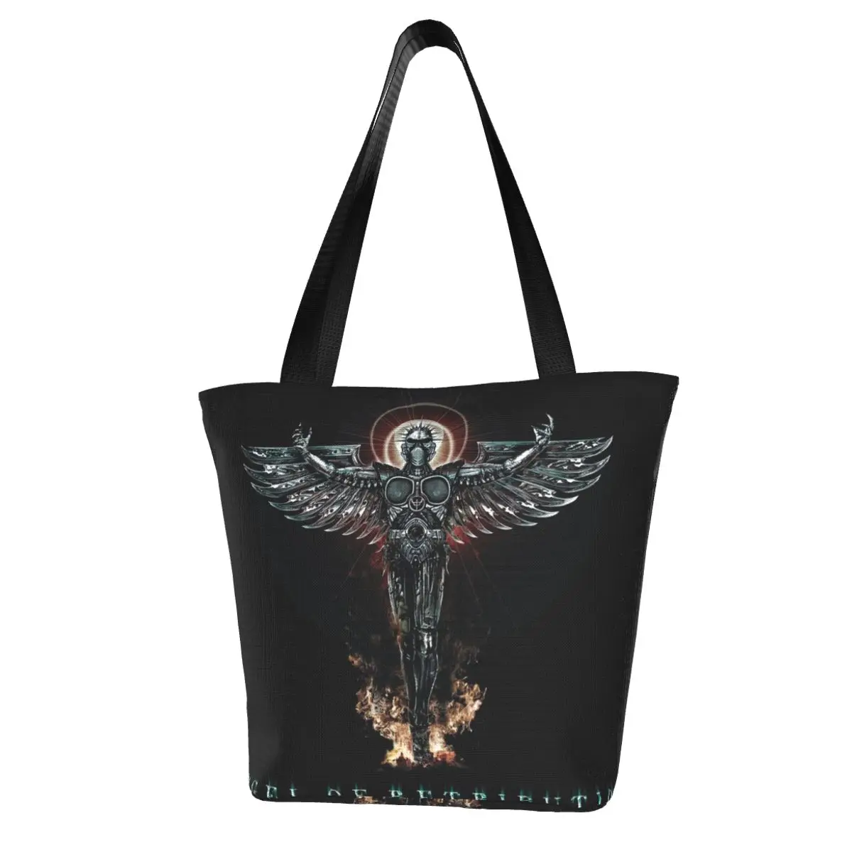 

Judas Priest Shopping Bag Work Female Handbag Gift Funny Polyester Bags