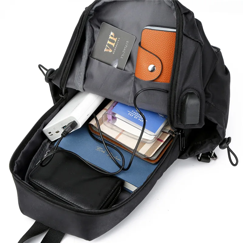 

Fashion Sports and Leisure Chest Men's Shoulder Bag Diagonal Practical Large capacity Sportscrossbody Shoulder Messenger Bag