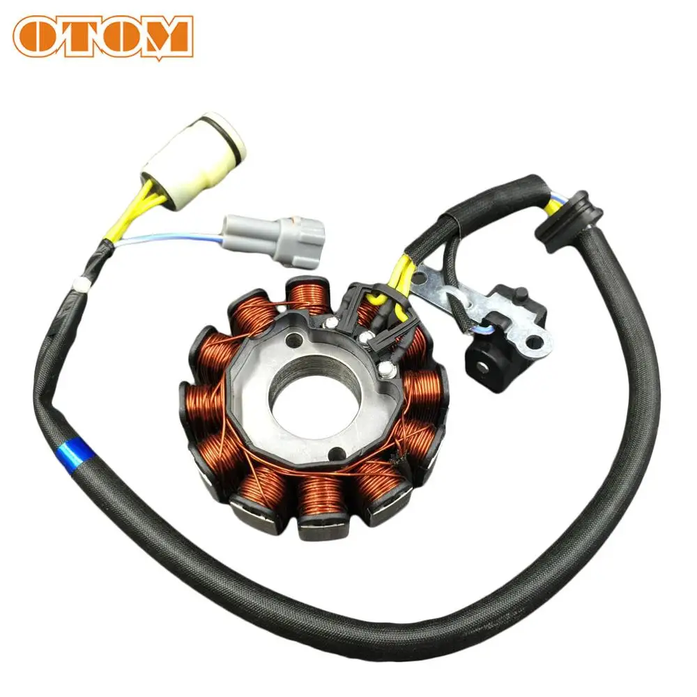 OTOM Motorcycle Magneto Generator Stator Coil Assembly Kit NC250 NC450 Parts Stator Coil For ZONGSHEN 250CC 450CC Engine KAYO T6