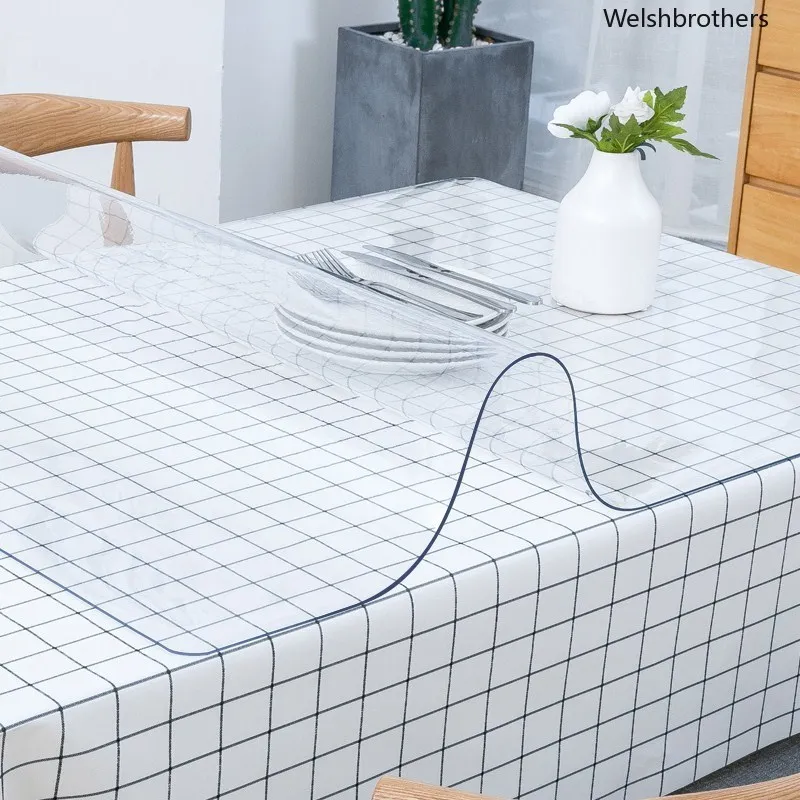 скатерть на стол для стола Водонепроницаемая и маслостойкая силиконовая мягкая