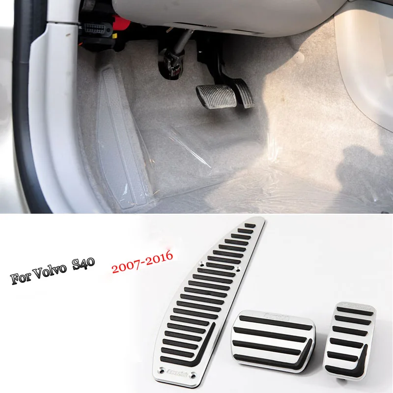 Накладка на педаль газа тормоза акселератора из сплава для Volvo S60 2007 2016 AT|Педали| |