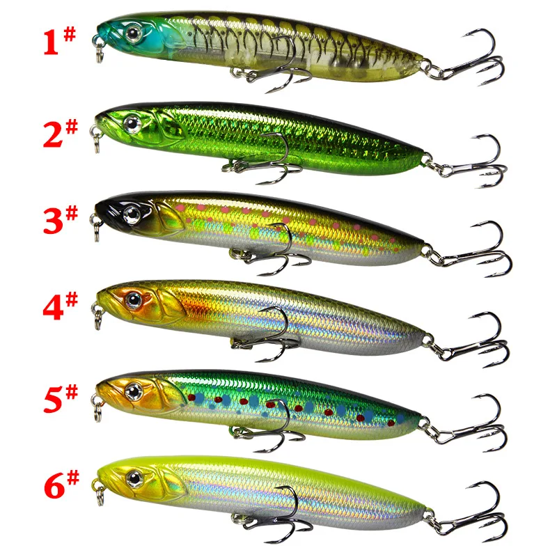 

1Pcs Pencil Fishing Lure Long Throw Sinking Bait Tungsten Steel Ball Lead Block Upturned Mouth Freshwater Sea Fishing Fake Bait