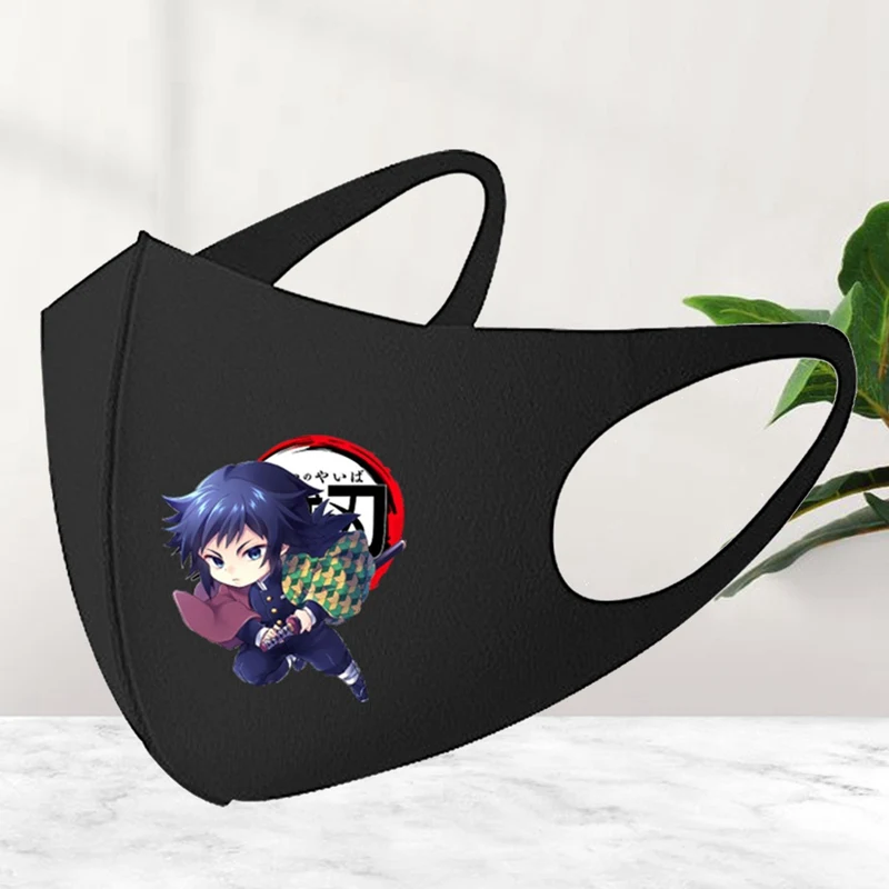 Kimetsu no Yaiba Masker аниме косплей маска рассекающий демонов Kamado Tanjirou Giyuu Tomioka Nezuko Kawaii Maska