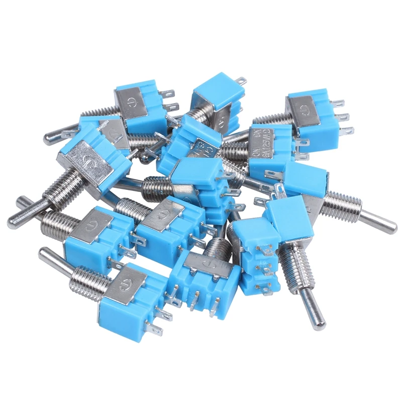 AC 125V 6A SPDT ON 3 Pin защелкивающий микротумблер 15 шт|Выключатели| |