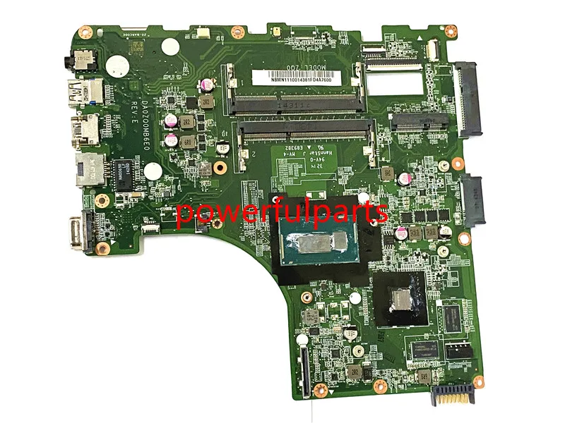 Рабочий для acer aspire Φ материнская плата NBMN111001 DA0ZQ0MB6E0 с SR1EF E5 571G процессор