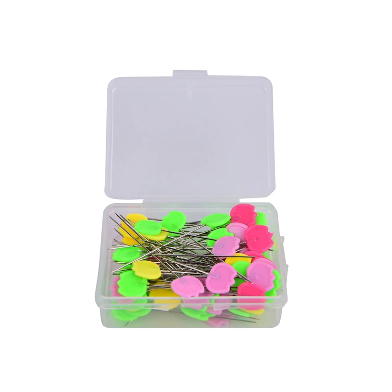 

6/50/80/100Pcs/Pack Patchwork Needle Craft Flower Button Head Pins Embroidery Pins For DIY Quilting Tool Sewing Accessories