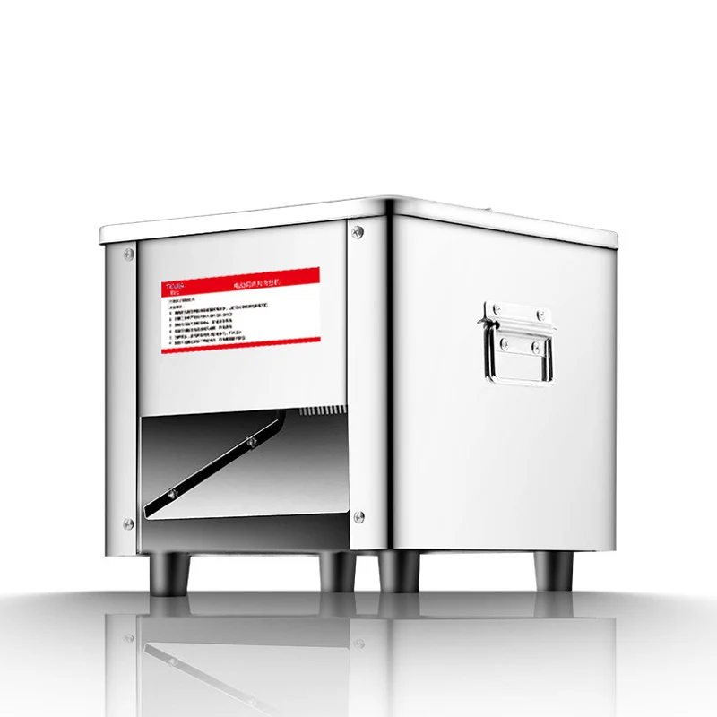 

Электрическая машина для резки замороженного мяса, машина для обработки мяса из нержавеющей стали, коммерческий резак для мяса/хлеба/говядины/галантина 220 В