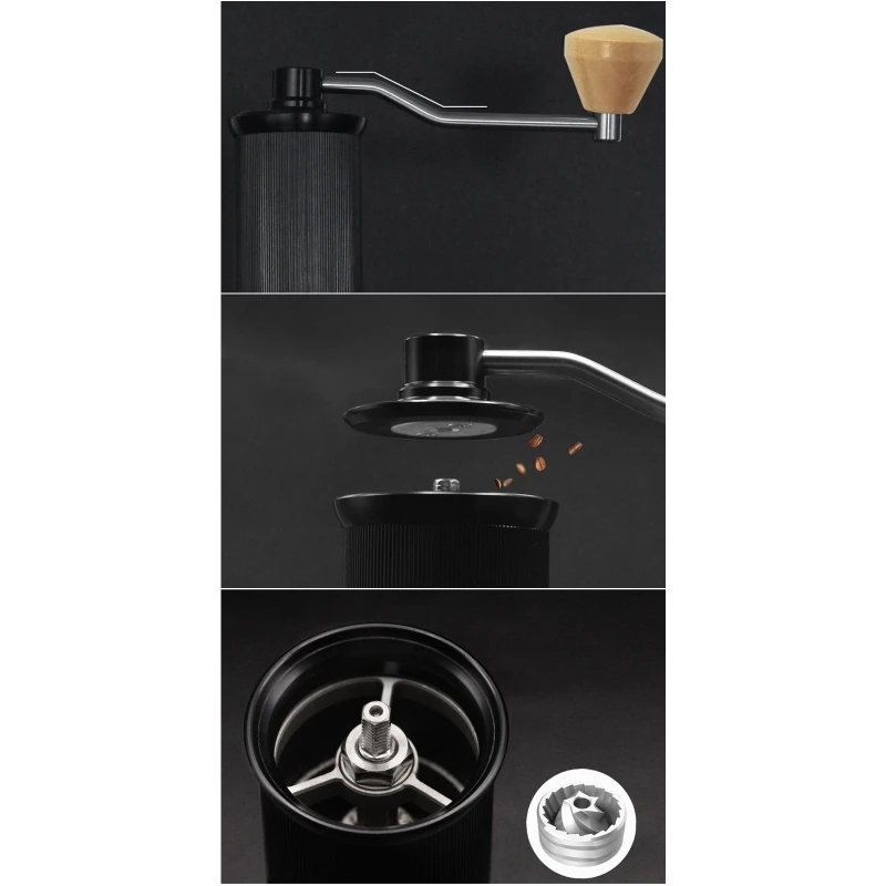 Miglior Macinacaffè Manuale Portatile Macinacaffè Macinacaffè Mini Macinacaffè Manuale In Lega Di Alluminio Per La Casa