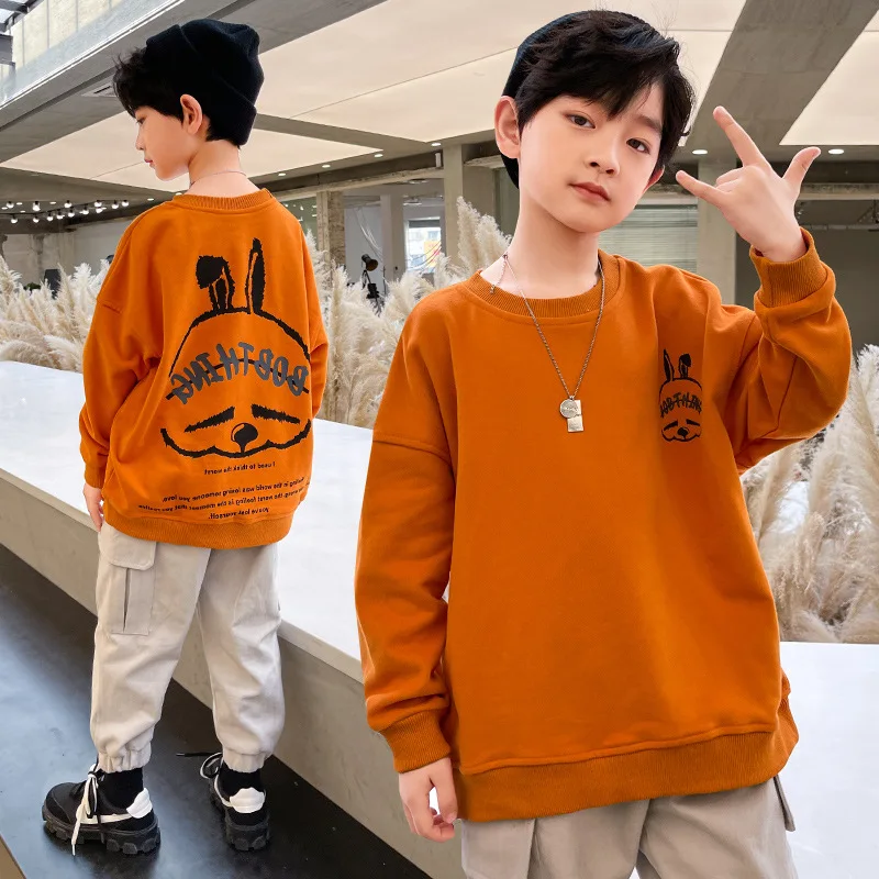 

Rabbit Spring Autumn Boys Sweatshirts Jacket Coat KidsOvercoat Outwear Teenager Tops Children Clothes Beach Formal High Quality