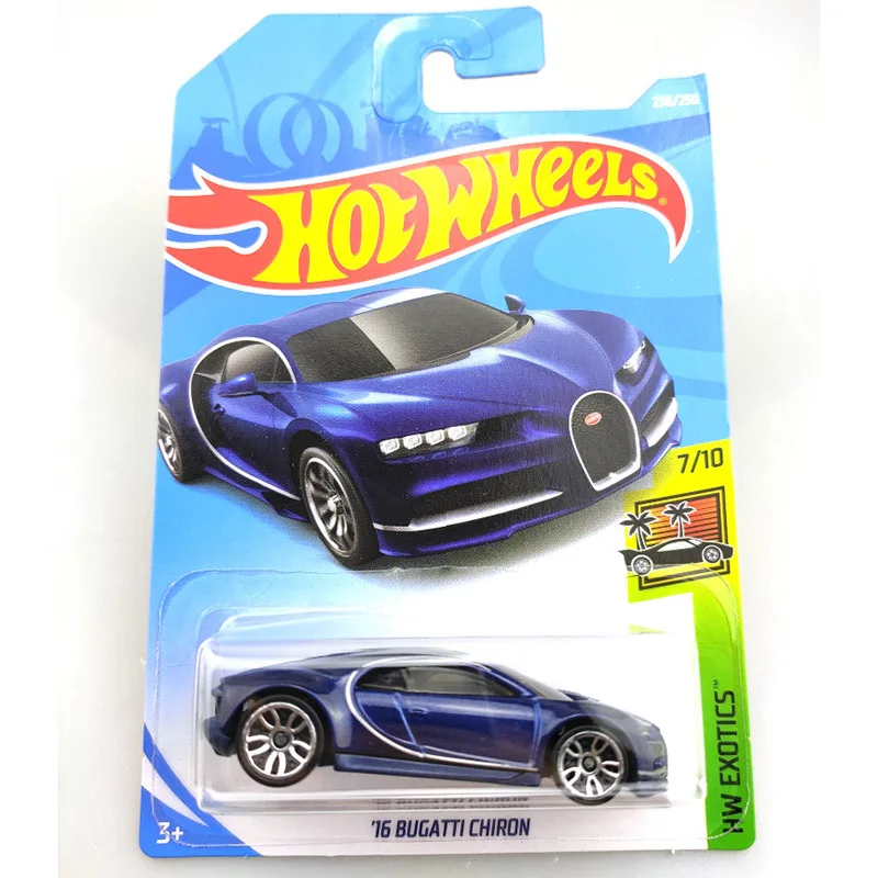 2019 Хот Вилс 1:64 автомобиля 16 BUGATTIs CHIRON Коллекционное издание металл литья под