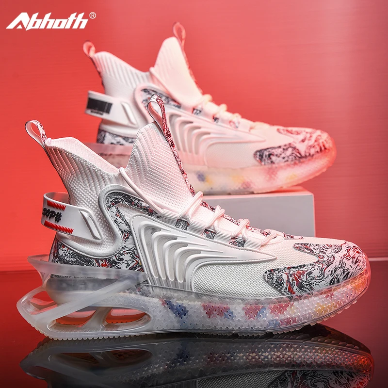 

Abhoth Sneaker Man Summer Flying Woven Men Shoes Blade Breathable Shoes Men Athletic Men Casual Shoes Outdoor Walking Trekking