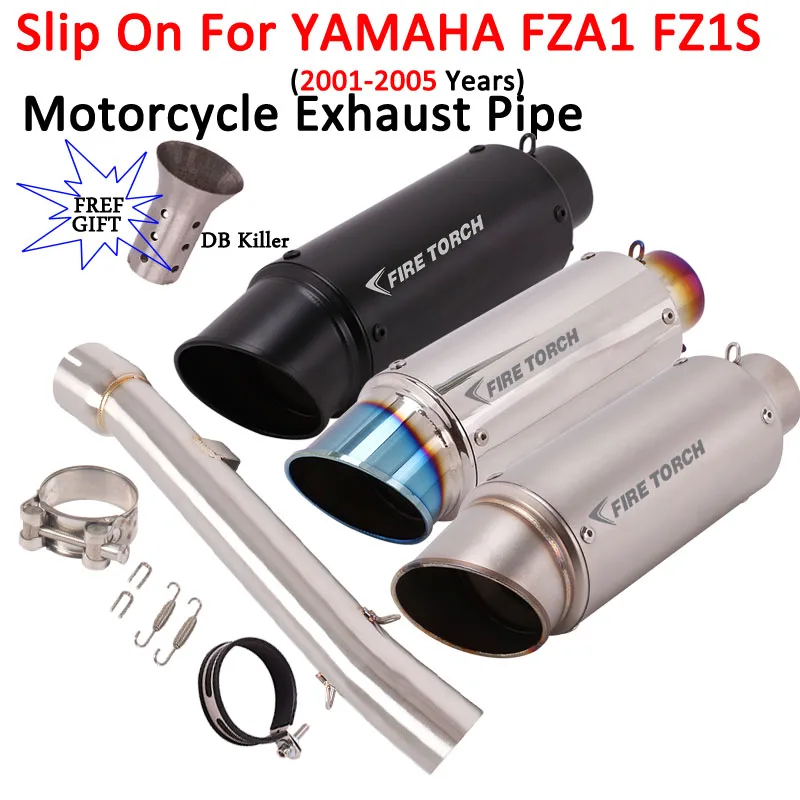 Модифицированный глушитель выхлопных газов для мотоцикла Yamaha FZ1 FZ1S 2001-2005 лет 51 мм