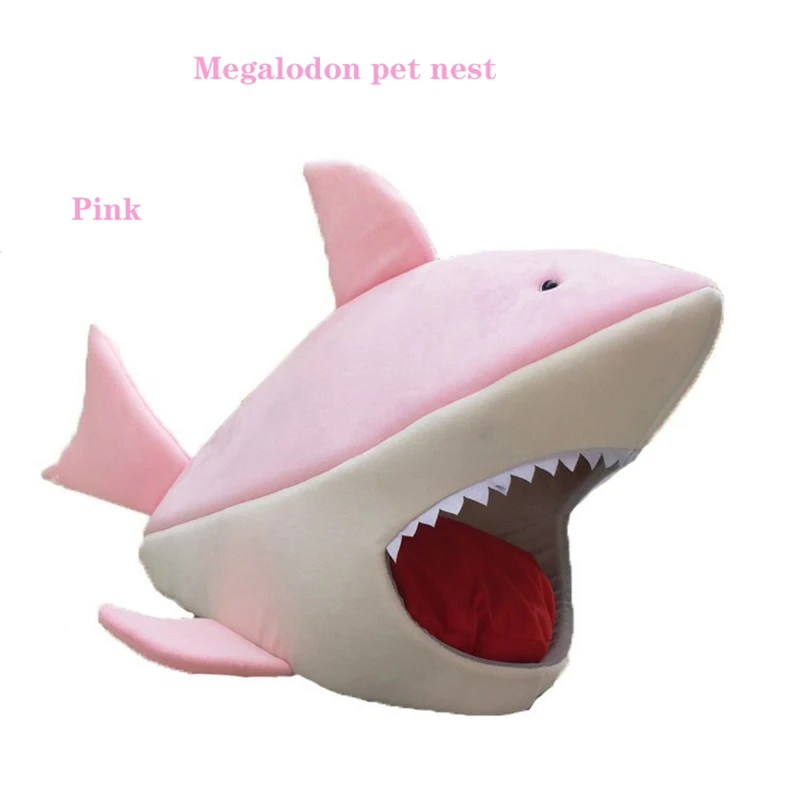 Креативная подушка в виде кота гнезда для домашних животных акулы желтого цвета