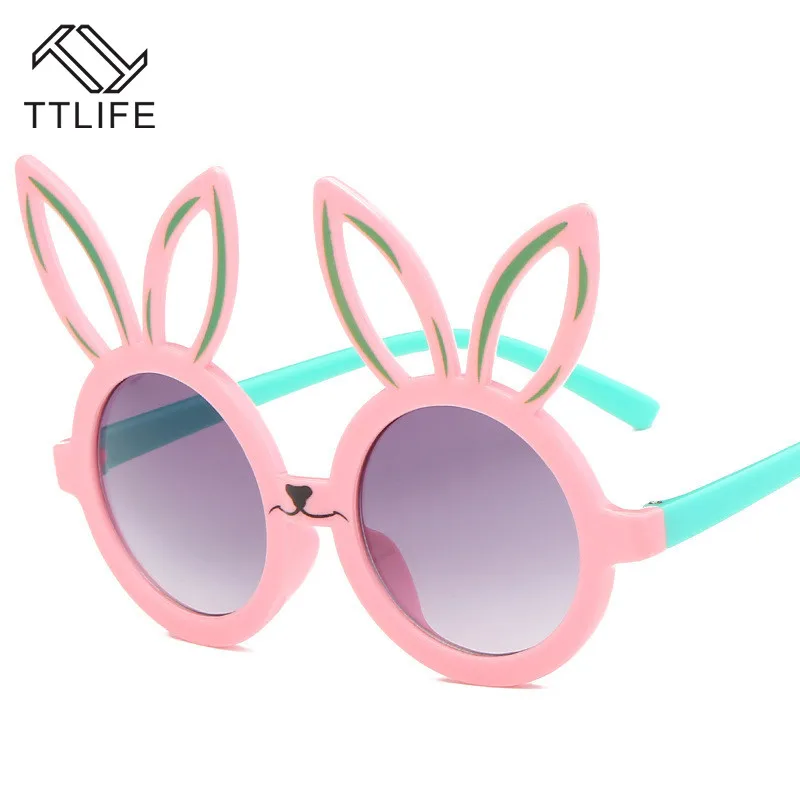 TTLIFE милые детские солнцезащитные очки в форме кролика UV400 для младенцев