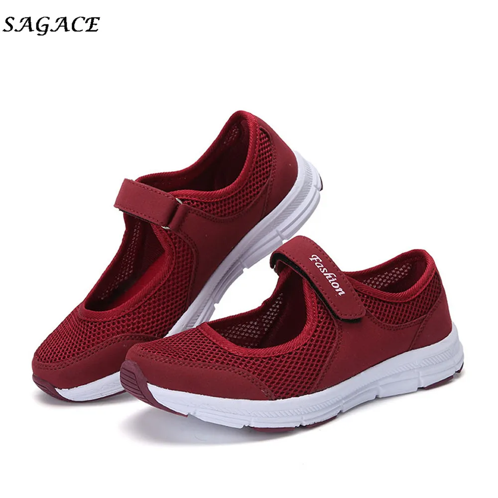 Сандалии SAGACE женские сетчатые спортивная обувь повседневные Нескользящие на