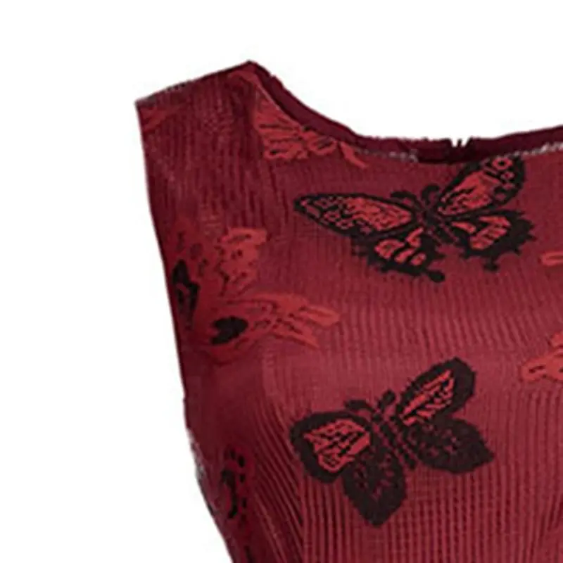 Женское винтажное кружевное Сетчатое платье сексуальная завязка в виде банта с