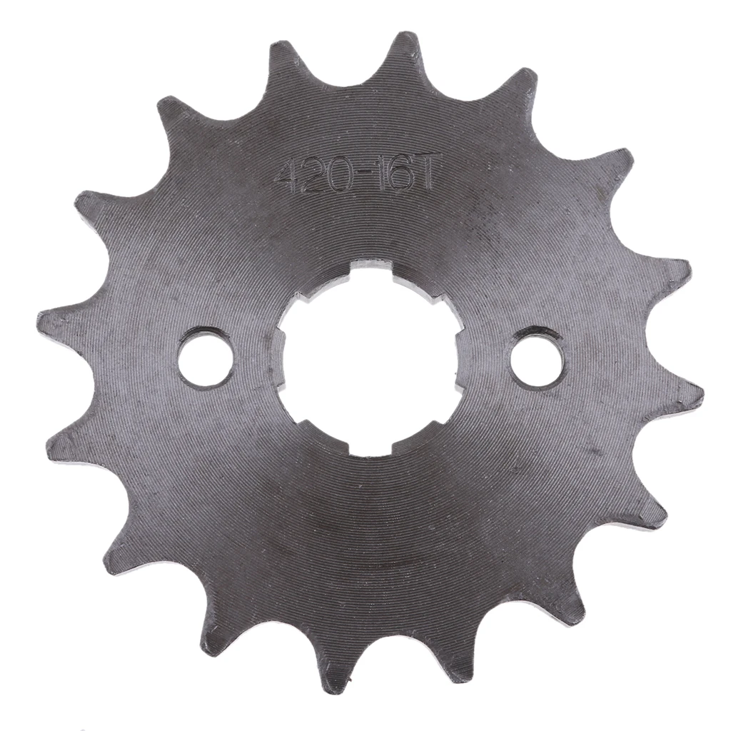 

16T Teeth Front Sprocket Cog 420 Chain For 110 125 140cc Bike