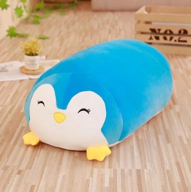 60/90 см гигантские угловая био Подушка японской анимации Sumikko Gurashi плюшевая игрушка мягкие детские Колготки с рисунком для девочек подарок на день Святого Валентина - Цвет: penguin