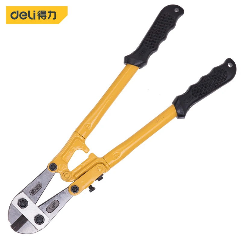 Deli 14''Multifunctional Wire Bolt Cutter Tool Heavy Duty Pliers Strong Shear Lock Chain Thicken Hand Tools Labor Saving Cutters