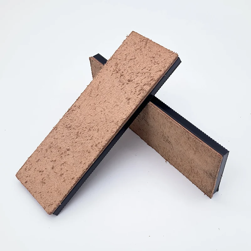 Кожаный чехол из воловьей кожи основа для бритвы нескользящая Полировальная