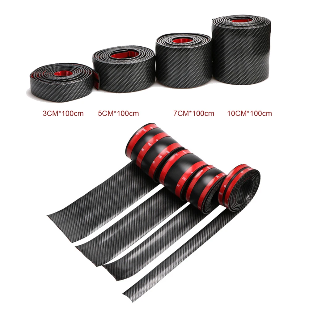 

3X100cm Car Threshold Pedal Strip for LADA KIA Renault Toyota Ford Hyundai Skoda Nissan Opel Peugeot Vehicle PVC Trim Stickers