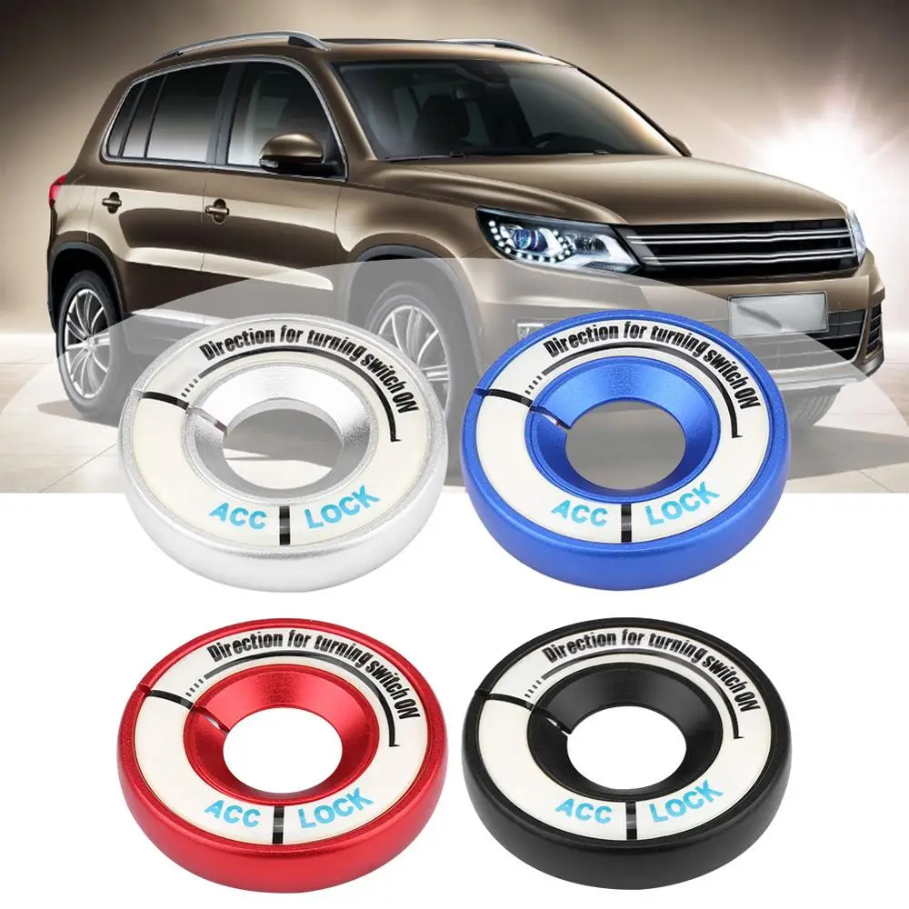 Автомобильный люминесцентный переключатель зажигания кольцо круг Ключ